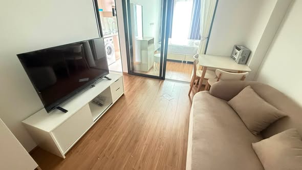 living room of The Livin Ramkhamhaeng : เดอะ ลิฟวิ่น รามคำแหง