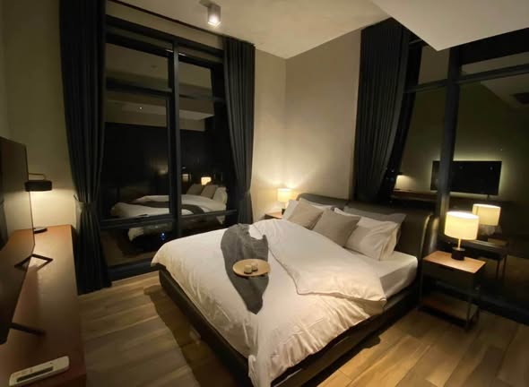 bedroom of The Lofts Asoke