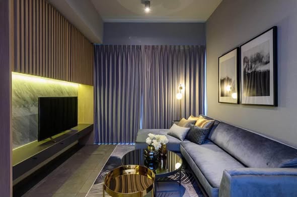 bedroom and living room of The Lofts Asoke