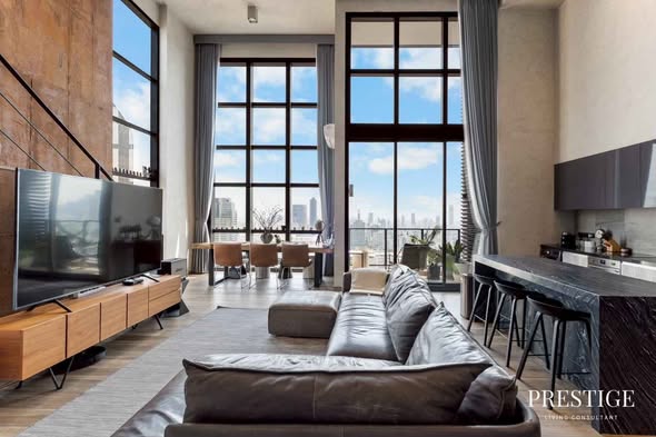 living room of The Lofts Asoke