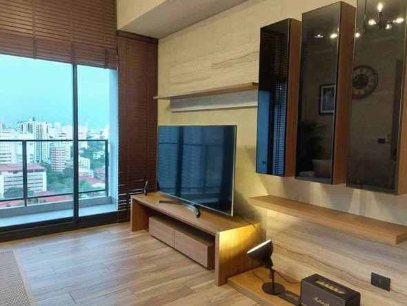 living room and room interior of The Lofts Asoke