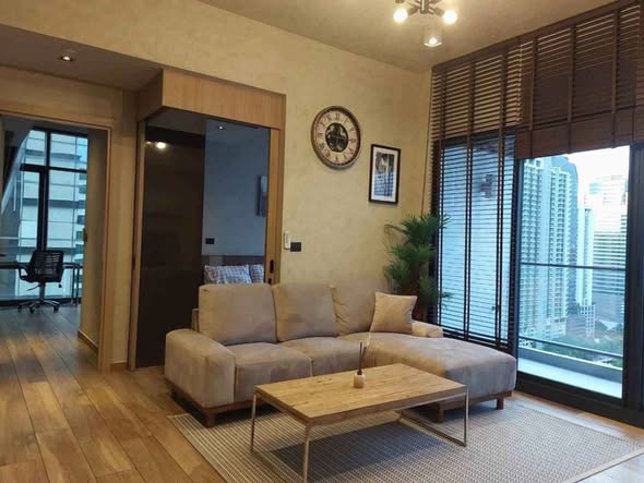 living room and room interior of The Lofts Asoke