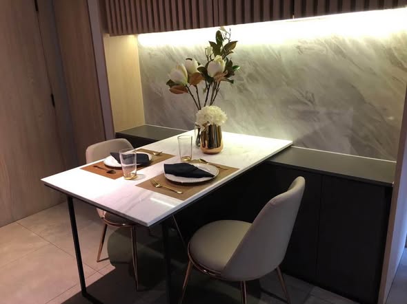 room interior and bathroom of The Lofts Asoke