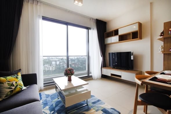 bedroom and living room of The Lofts Ekkamai