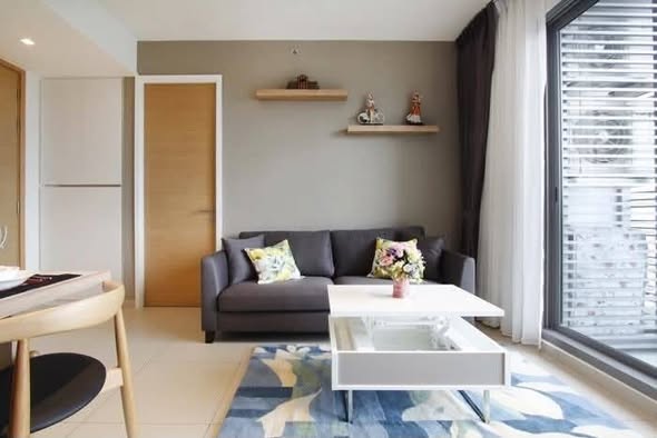 living room and bedroom of The Lofts Ekkamai