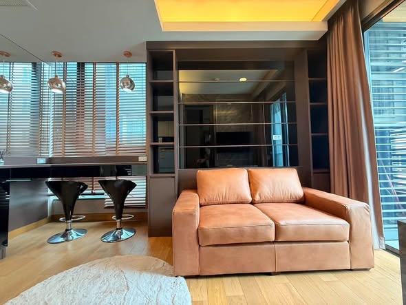 living room and bedroom of The Lumpini 24