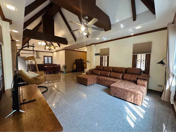 living room of The M Pool Villas Bangkok – Ekkamai