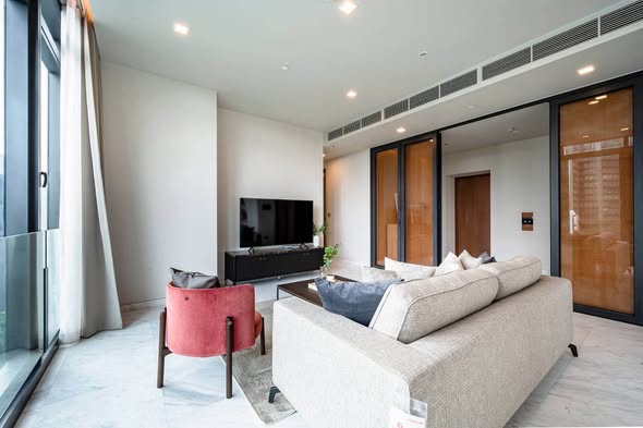 bedroom and living room and room interior of The Monument Thong Lo
