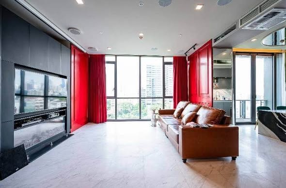 living room and room interior of The Monument Thong Lo