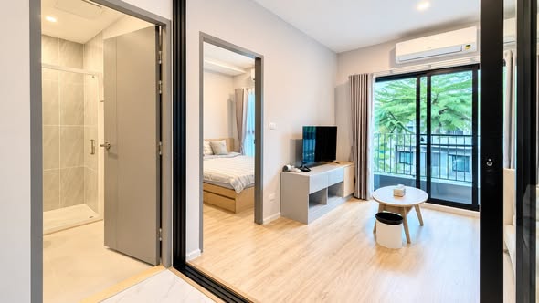 bedroom and room interior of The Next Ruamchok – City Hall