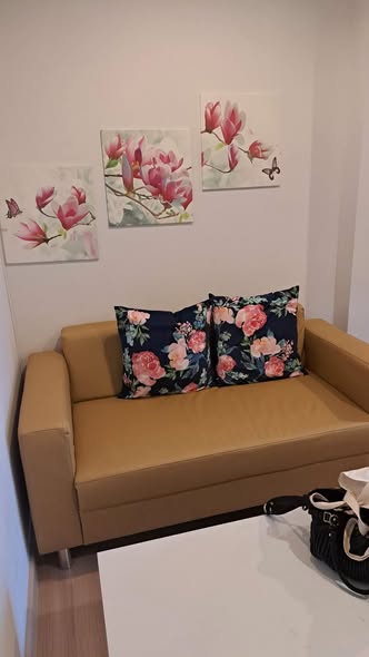 living room of The Niche MONO Bangna อาคาร C และ D