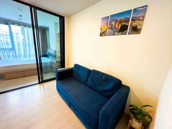 living room and room interior of The Niche Mono Sukhumvit 50