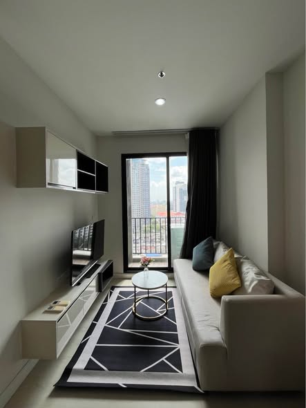 bedroom and living room of The Niche Pride Thong Lo-Phetchaburi
