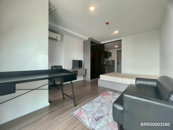 living room and bedroom of The Origin Ratchada-Lat Phrao