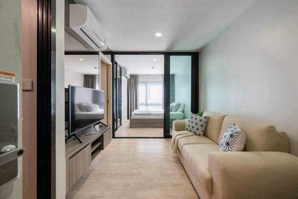 bedroom and living room and room interior of The Origin Sukhumvit 105