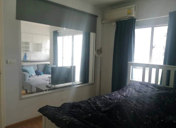 bedroom of The Parkland Phetkasem Condominium