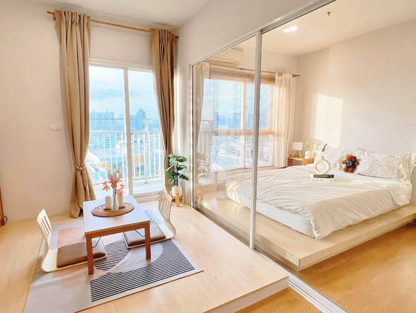 bedroom of The Parkland Ratchada-Wongsawang