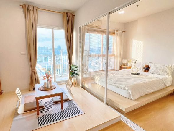 bedroom of The Parkland Ratchada-Wongsawang