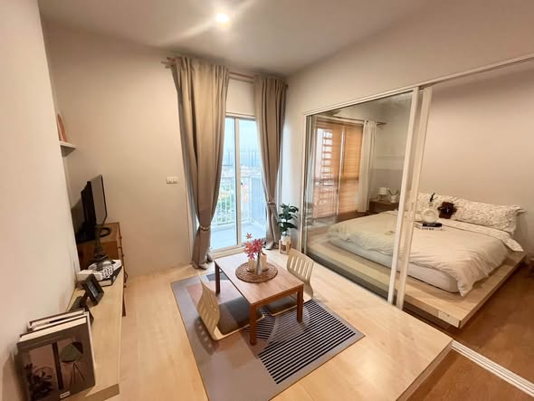 bedroom of The Parkland Ratchada-Wongsawang