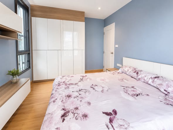 bedroom of The President Condo Sukhumvit 81