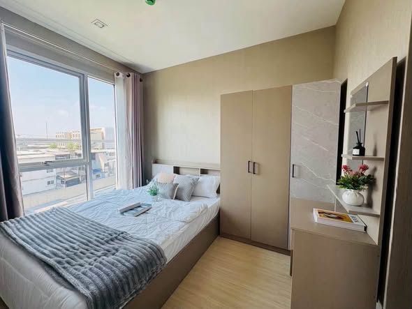 bedroom of The Privacy Tiwanon เดอะ ไพรเวซี ติวานนท์