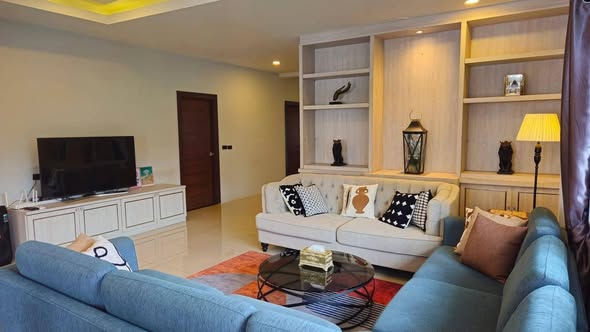 living room of The Private House Pool Villa