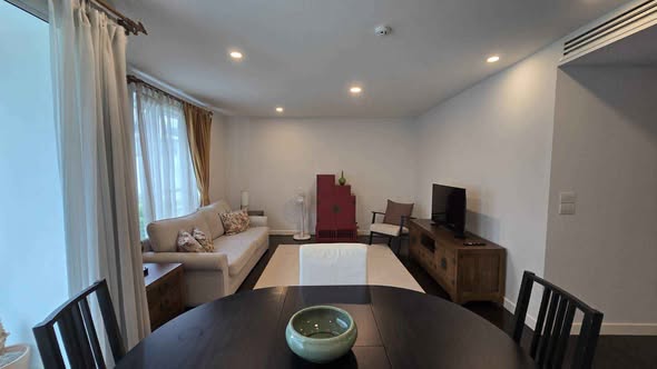 living room and room interior of The Private Residence Rajdamri