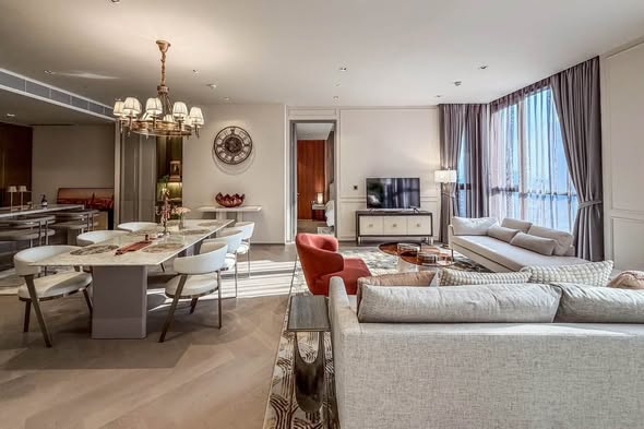 living room of The Reserve Sathorn