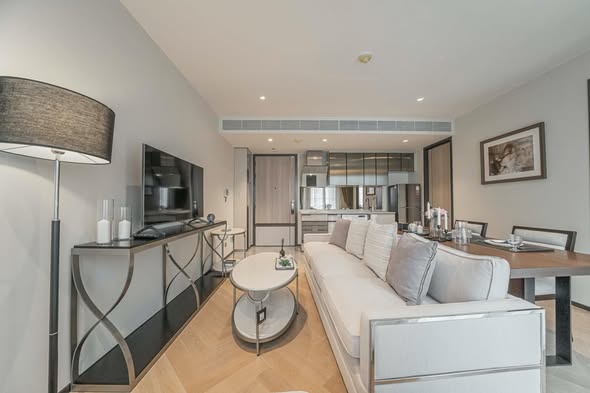 living room of The Reserve Sukhumvit 61