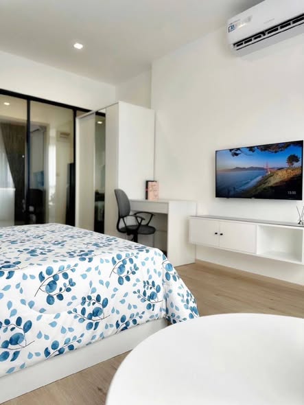 living room and bedroom and room interior of The Rich Rama 9 – Srinagarindra