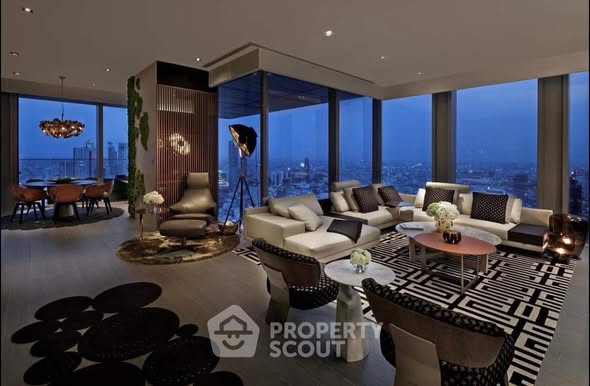 living room of The Ritz-Carlton Residences, Bangkok