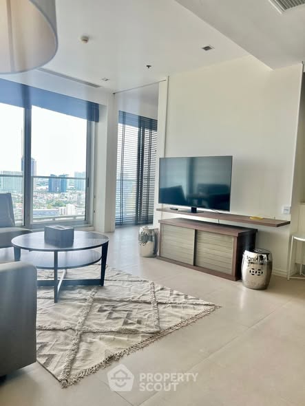 living room of The River Condominium
