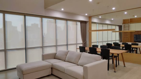 living room and room interior of The Room Sukhumvit 21