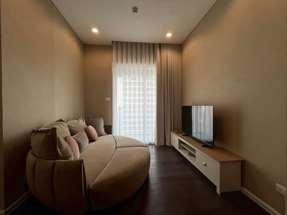 living room and bedroom of The Saint Residences