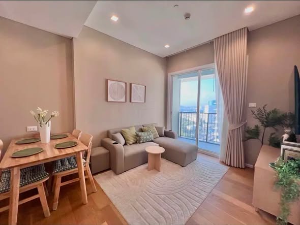 living room and bedroom of The Saint Residences