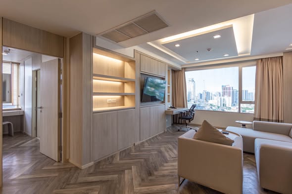 living room of THE SIGNATURE APARTMENT RAMA 4