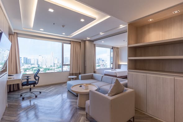 living room of THE SIGNATURE APARTMENT RAMA 4