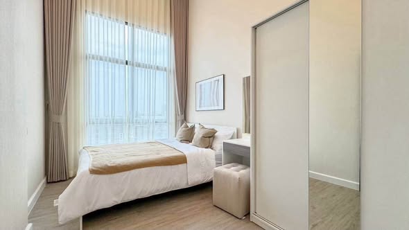 bedroom of The Sky Sukhumvit