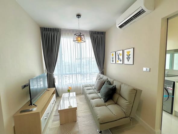 living room and bedroom of The Sky Sukhumvit