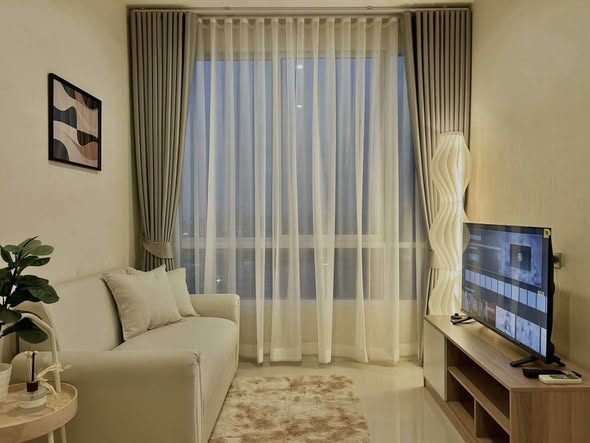 living room and bedroom of The Sky Sukhumvit
