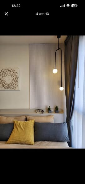 bedroom and living room of The Stage Mindscape Ratchada-Huai Khwang