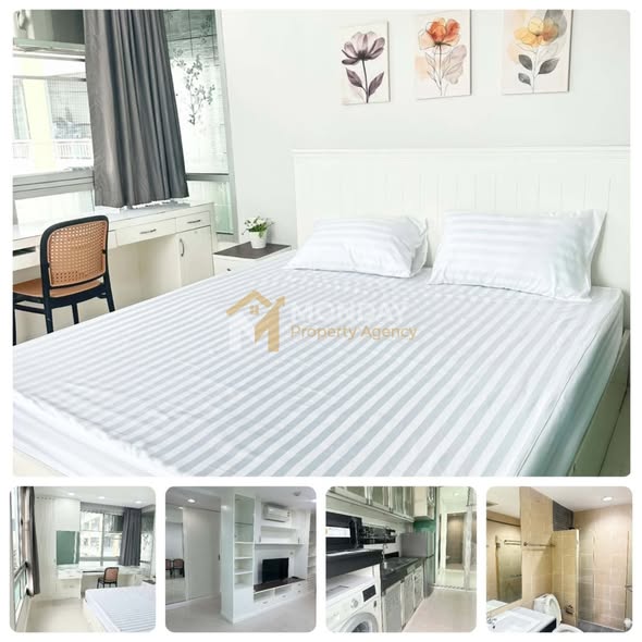 bedroom of The Station Condo