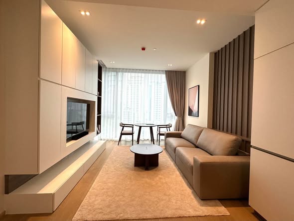 living room and bedroom of The Strand Thonglor