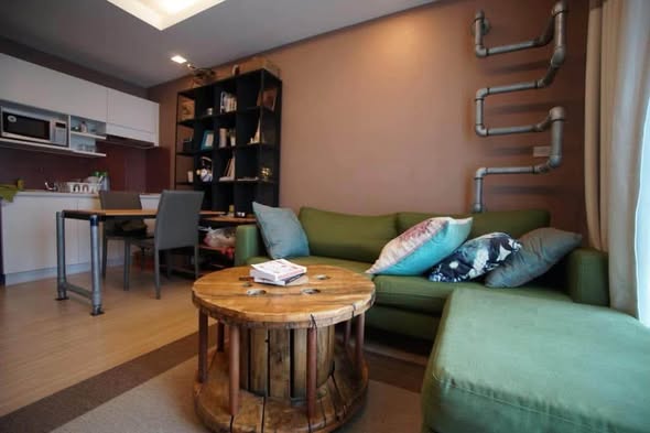 living room and room interior of Thru Thong Lor