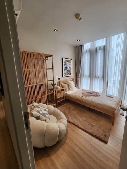 living room and bedroom of U CHAROEN RESIDENCE TOWN IN TOWN