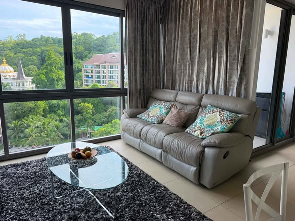 bedroom and living room and room interior of Unixx South Pattaya