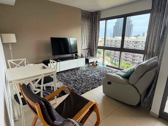 living room and bedroom of Unixx South Pattaya