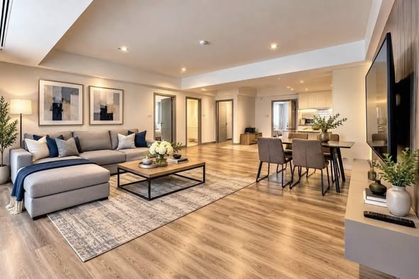 living room of Villa Asoke Condominium