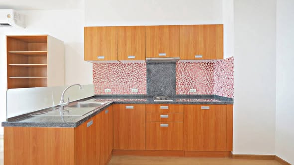 kitchen of Villa Sathon Condominium