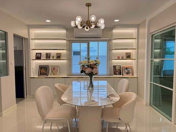 living room and room interior of Villaggio 3 Srinakarin-Bangna